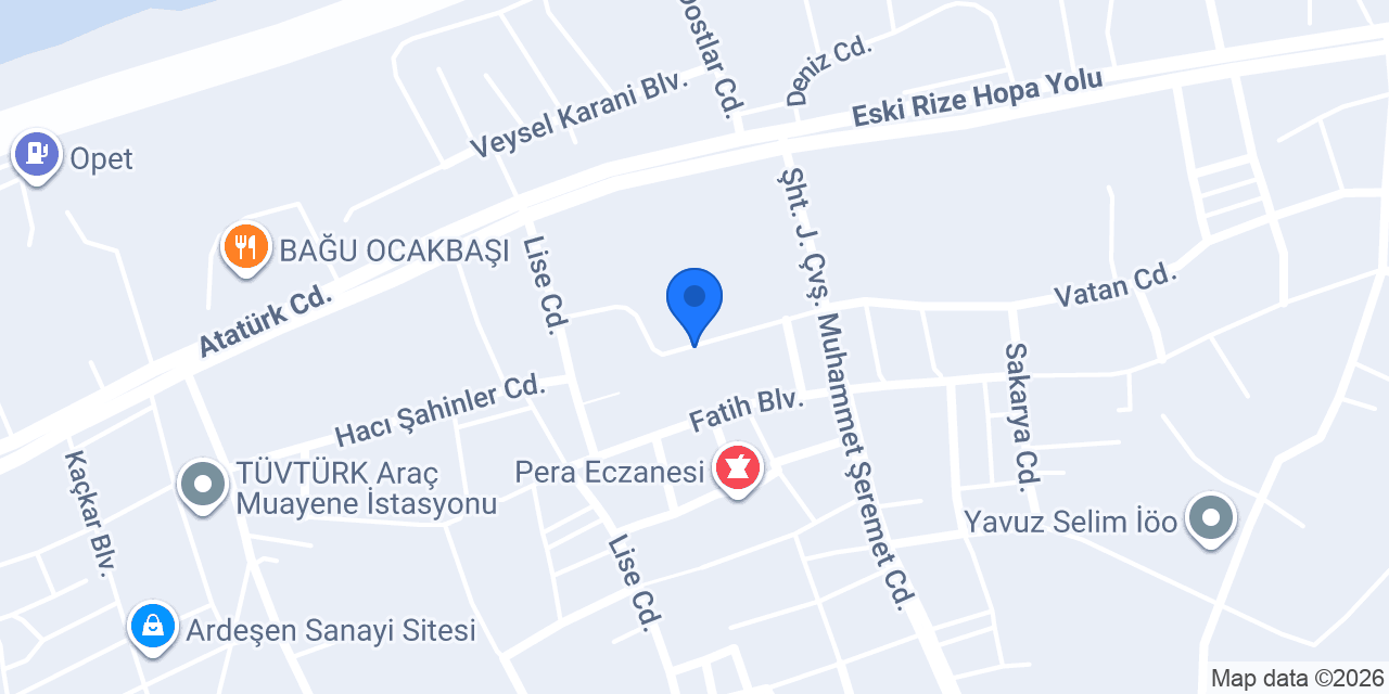 Akçan mühendislik konumu