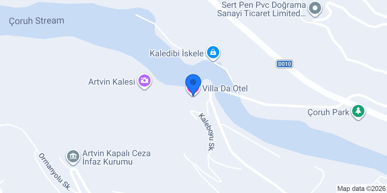 Villa Da Otel konumu