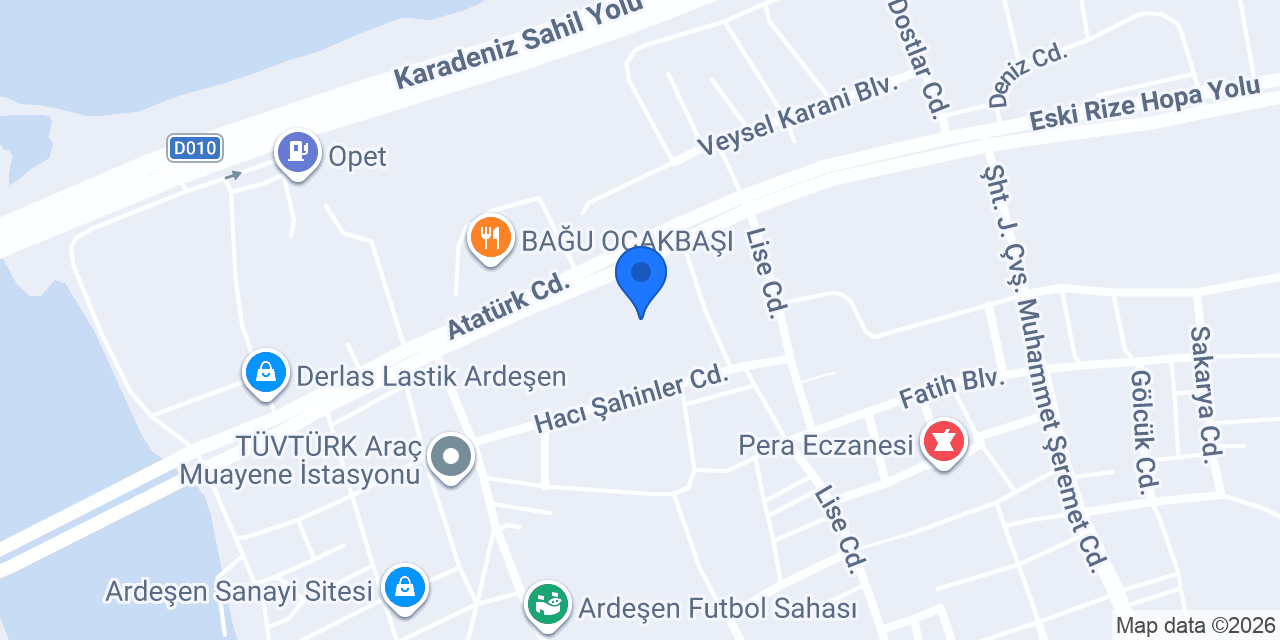 VitrA - Artema - Biberoğlu İnşaat konumu