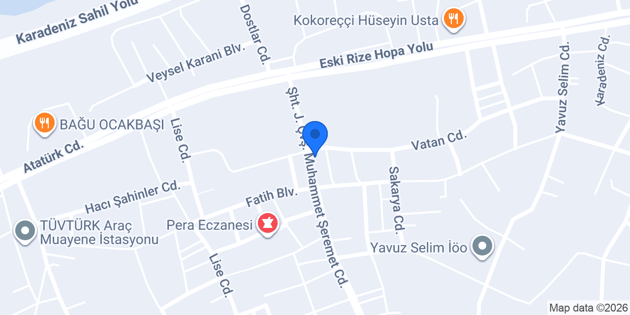DADALA PASTANESİ konumu