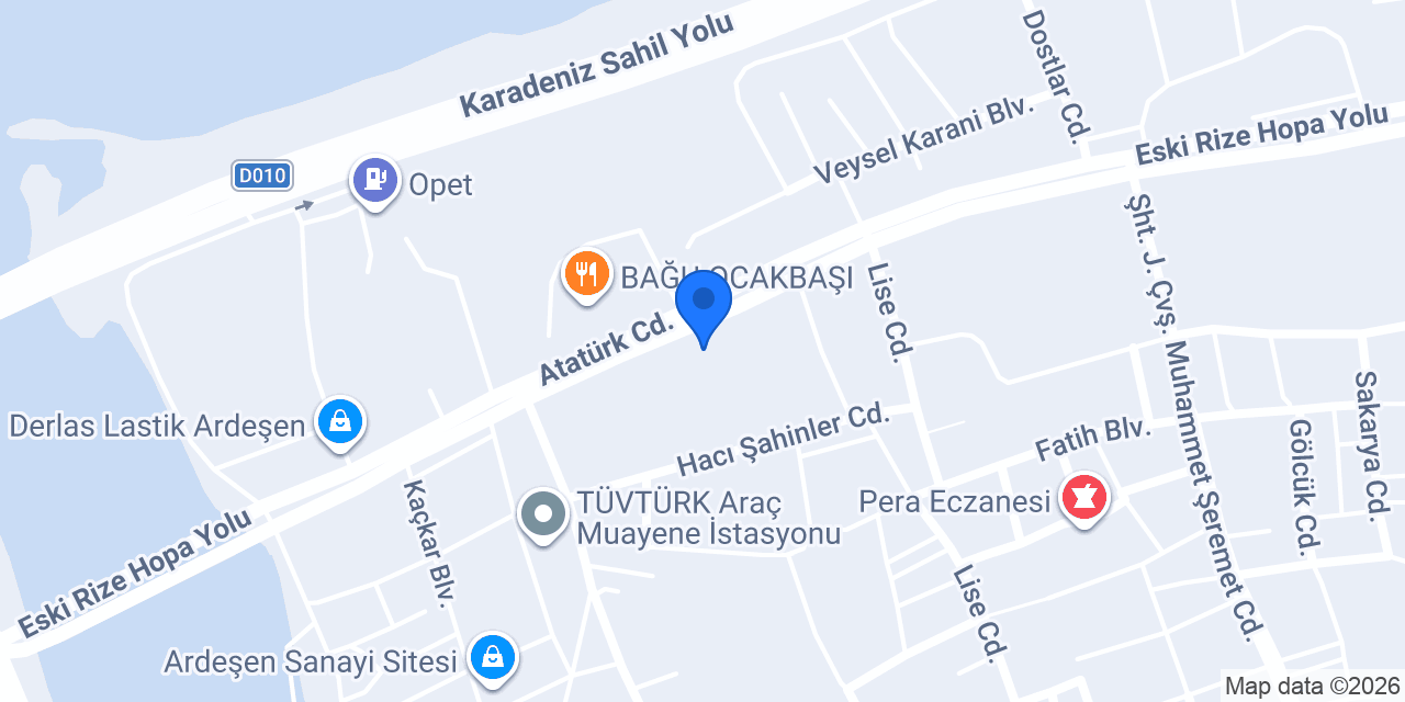 Yataş konumu