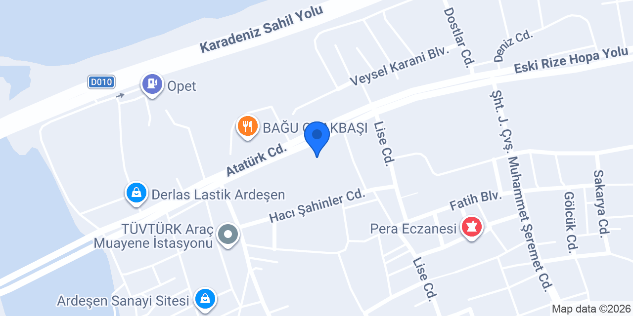 Biberoğlu Yapı Market konumu