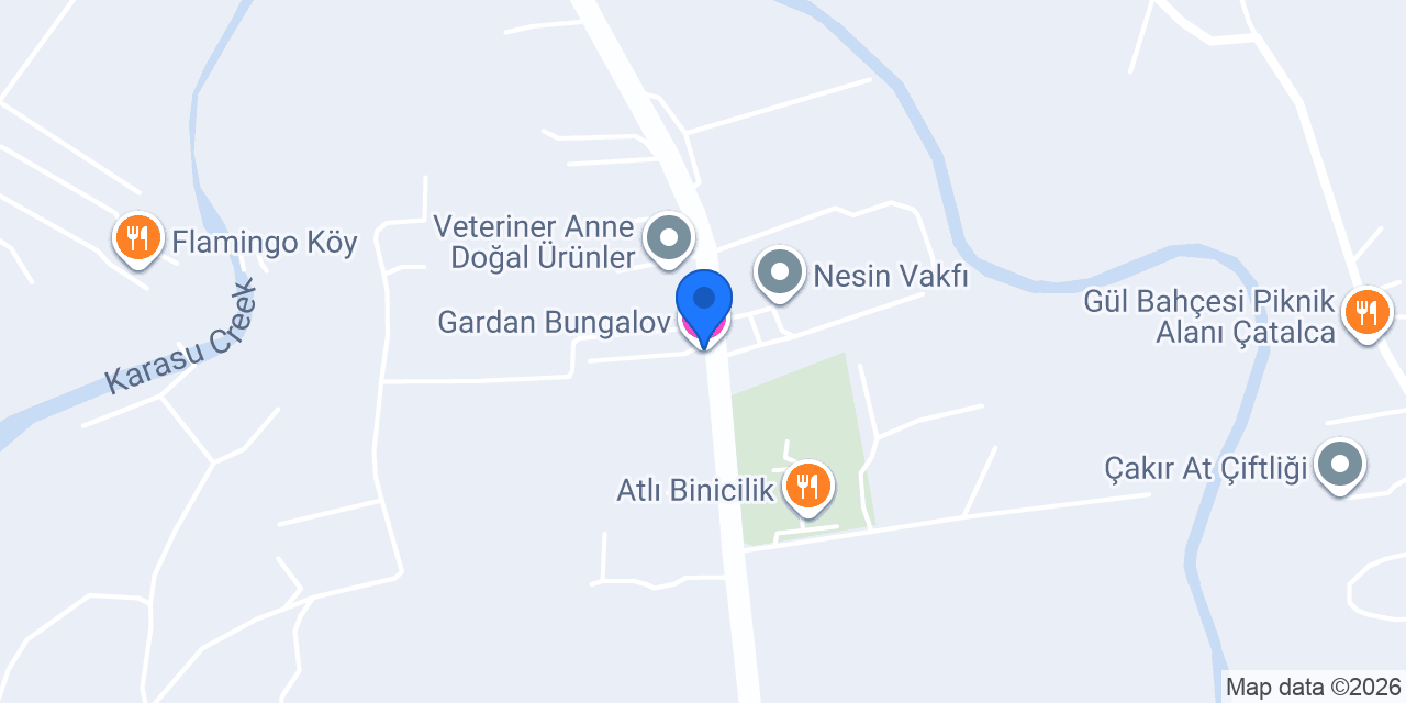 Gardan Bungalov konumu