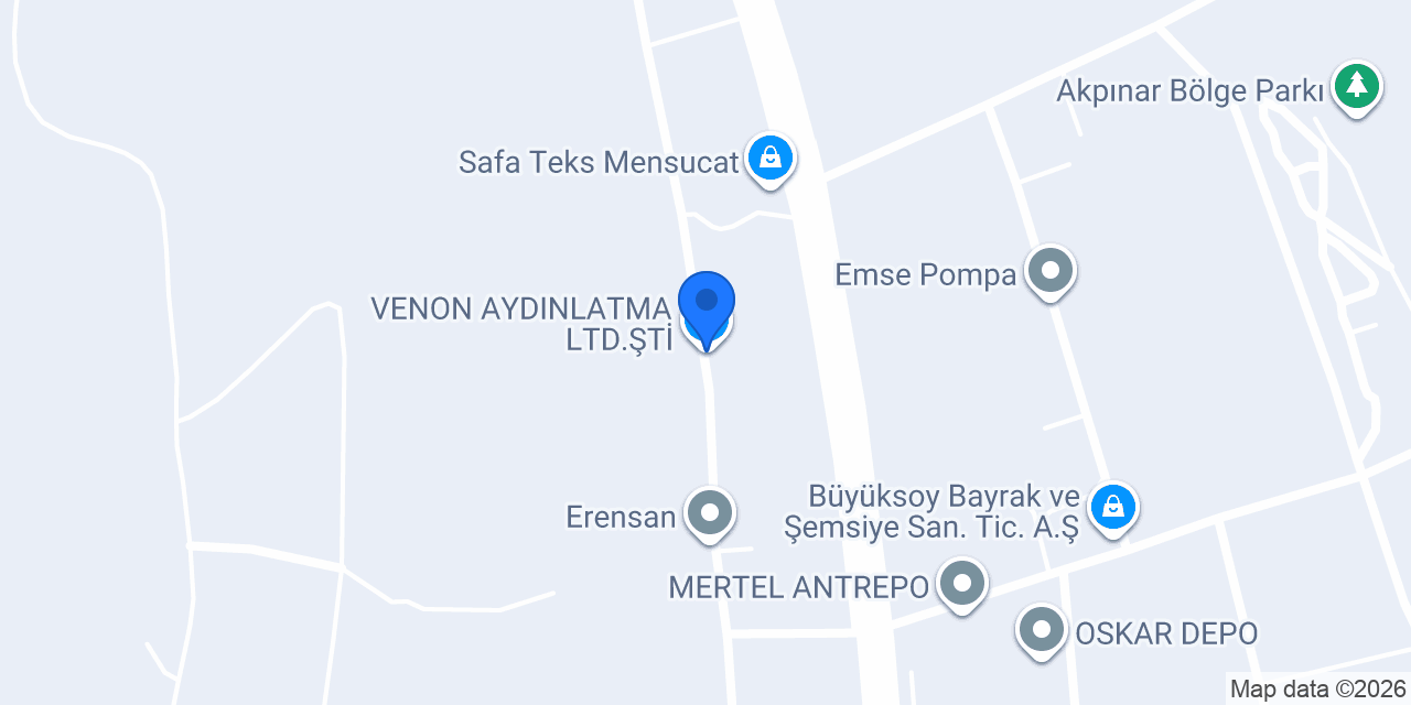 VENON AYDINLATMA LTD.ŞTİ konumu