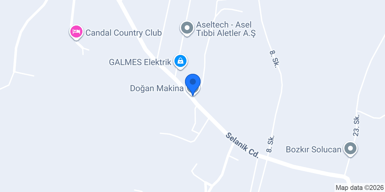 Doğan Makina konumu