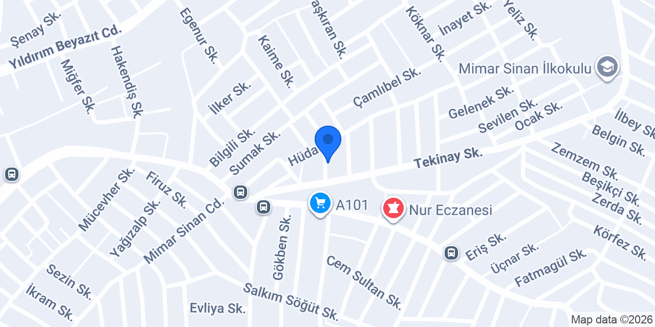 Mega duş konumu