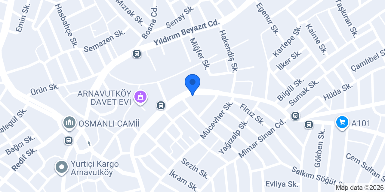 DERVİŞOĞLU SİGORTA ARNAVUTKÖY konumu