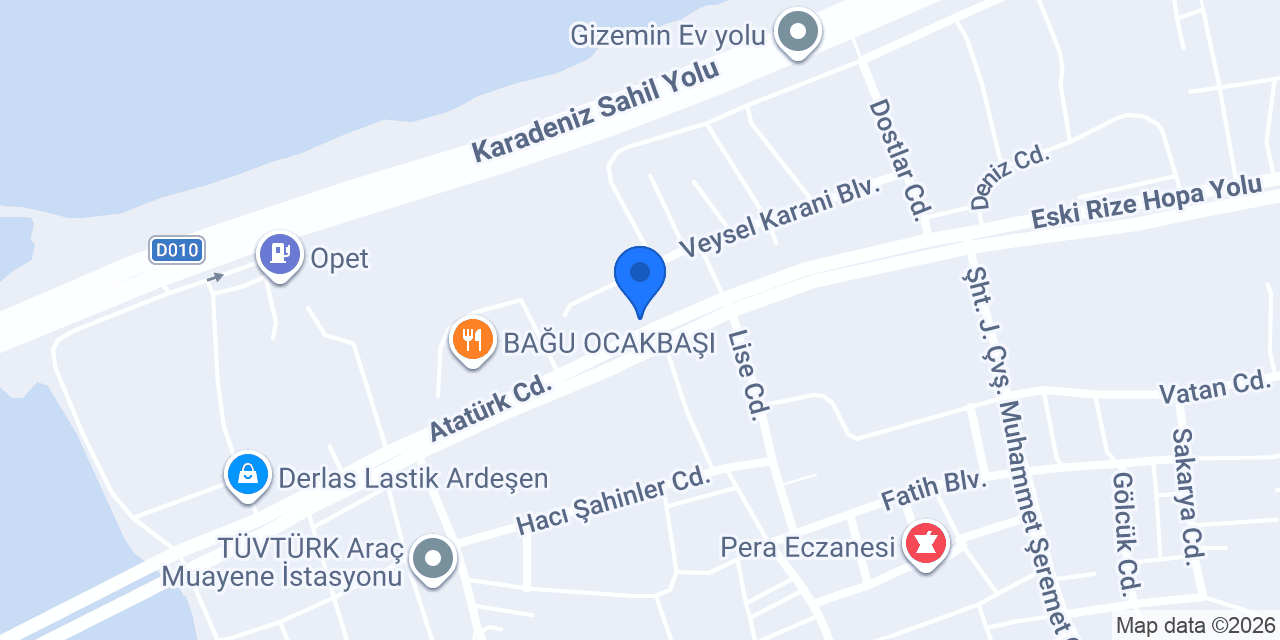 Bozkan Yapı Market konumu