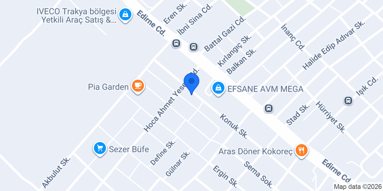 Saglik Oto Servis konumu