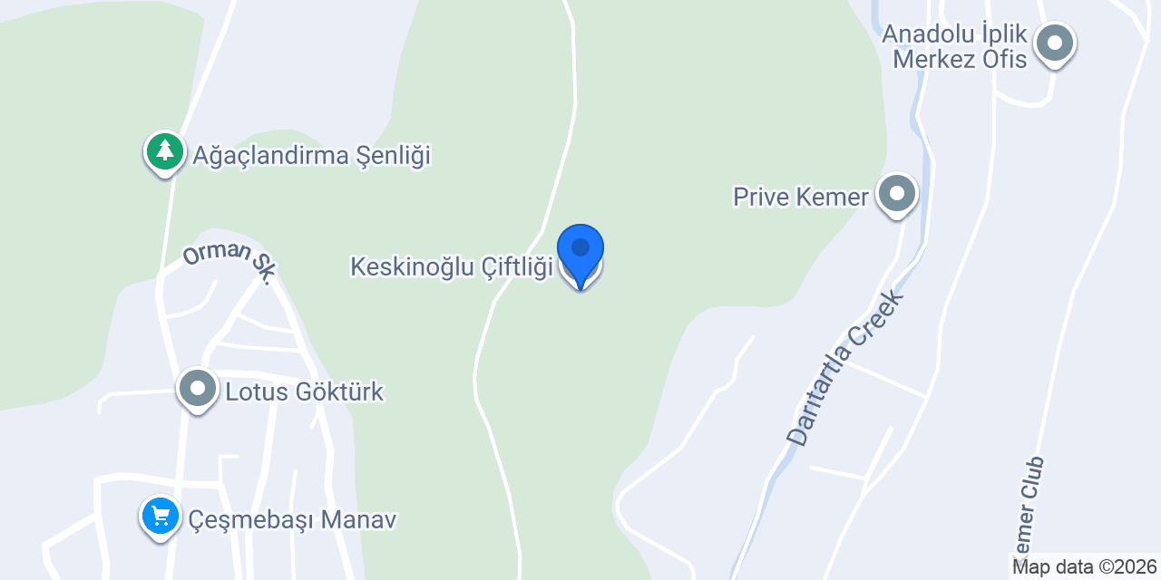 Keskinoğlu Çiftliği konumu