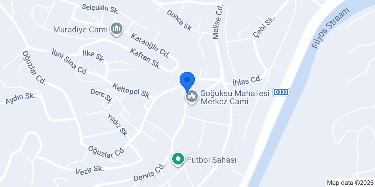 Soğuksu Taksi konumu