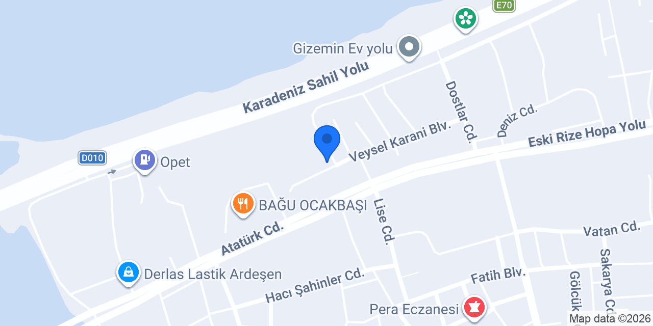 Sahil PEN konumu