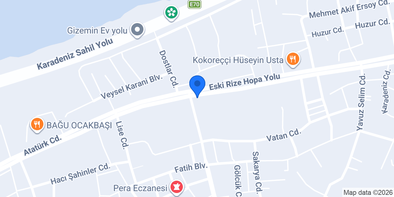 KATIRCIOĞLU TİCARET konumu
