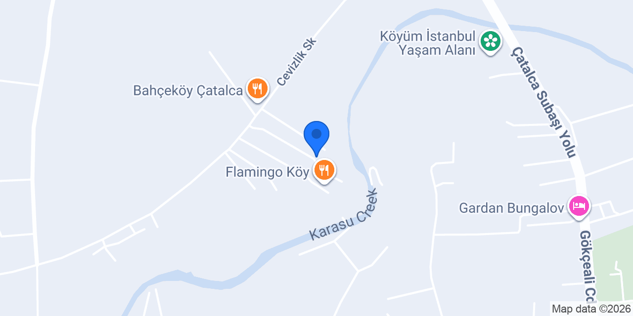 Doğaköyü Çatalca konumu