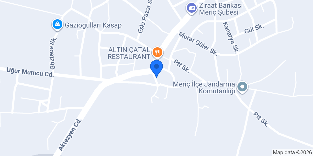 Aktin Veteriner Kliniği konumu