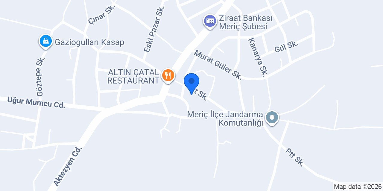 Meriç Noterliği konumu