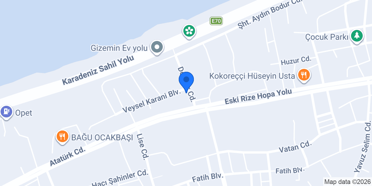 Zifona Çiçekcilik konumu