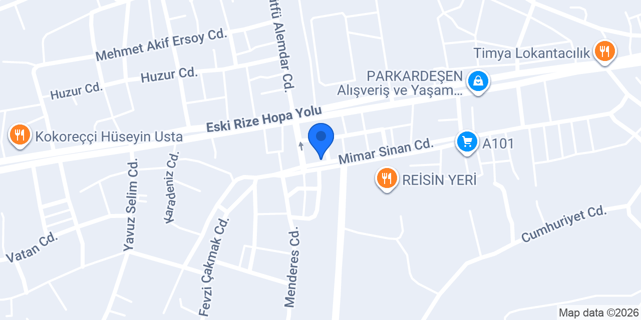 ARDEŞEN RUTAY İNŞAAT DIŞ TİC.LTD.ŞTİ konumu