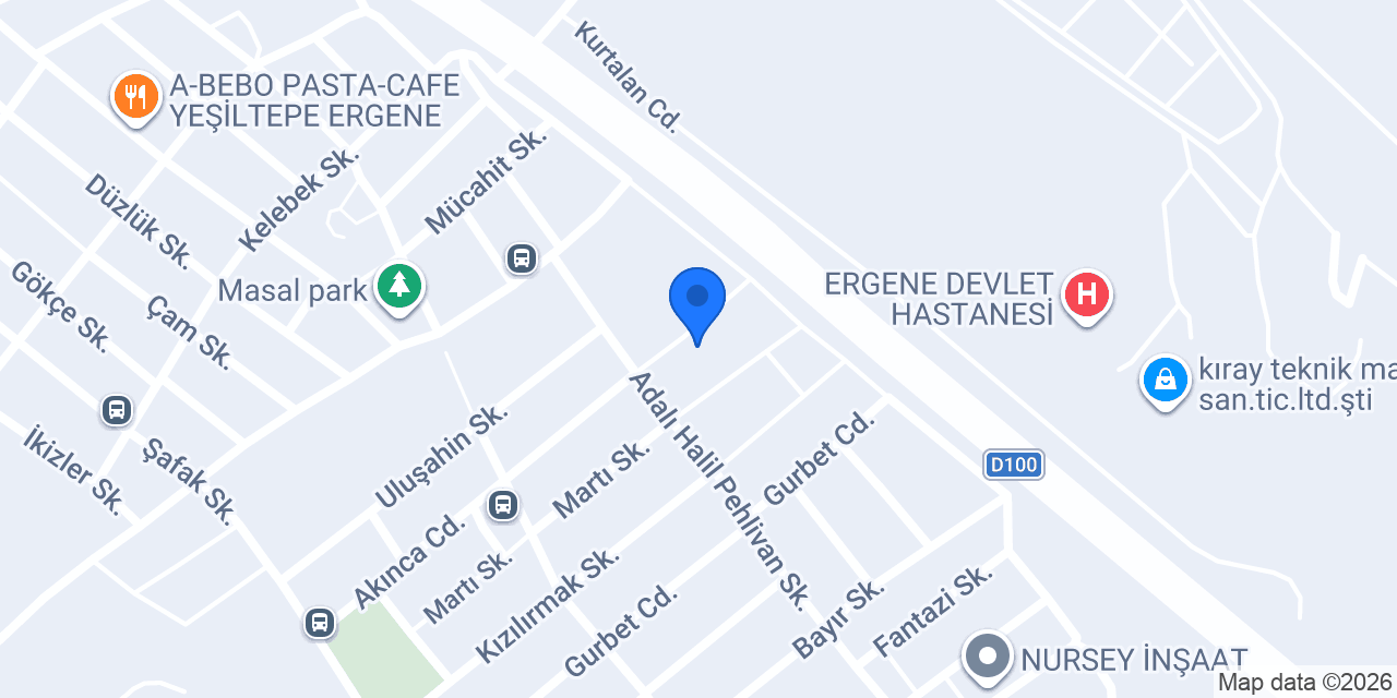 Samsa tesisat Çorlu konumu