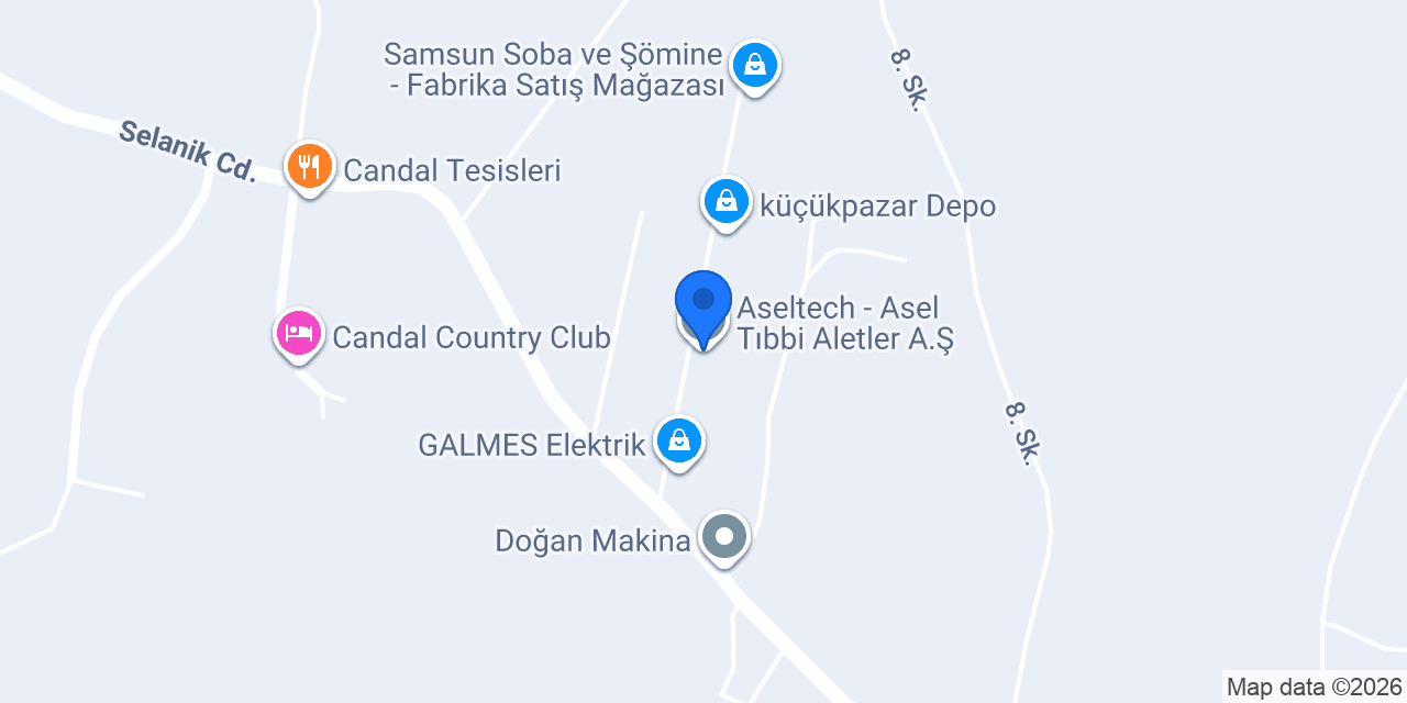 Aseltech - Asel Tıbbi Aletler A.Ş. konumu