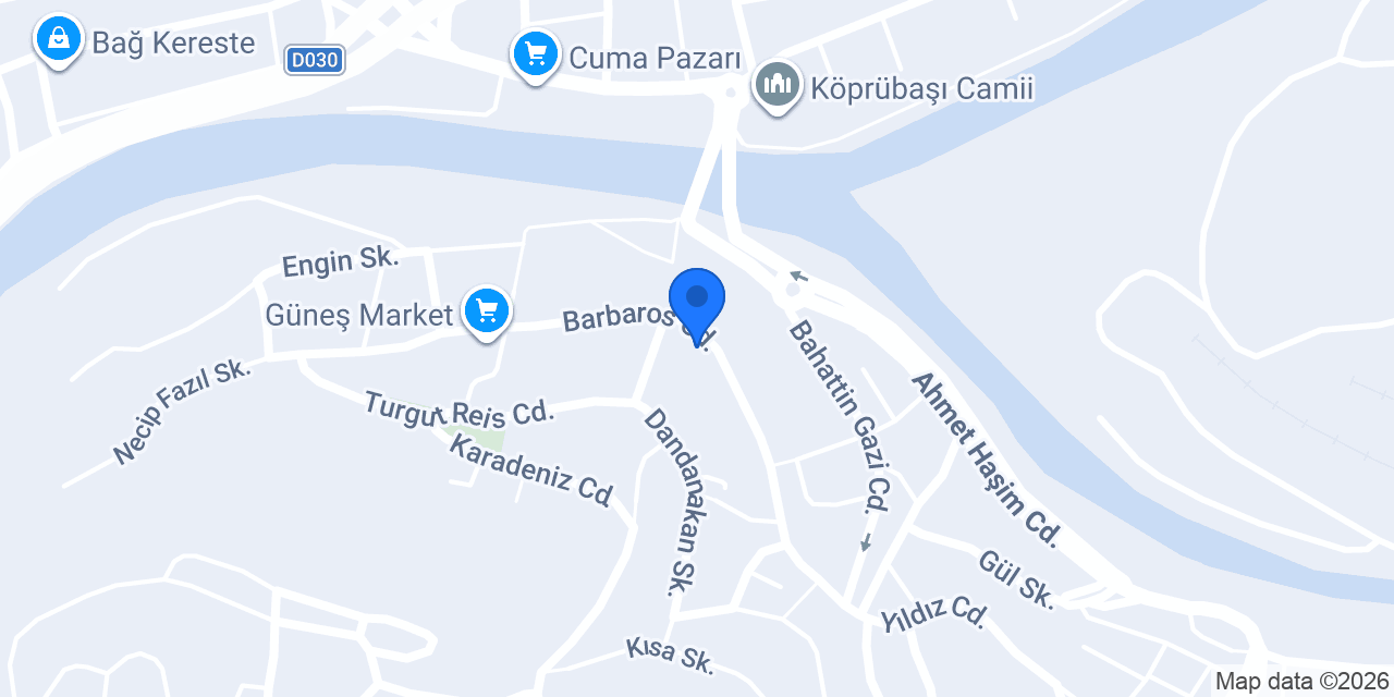 Hazar Eczanesi konumu