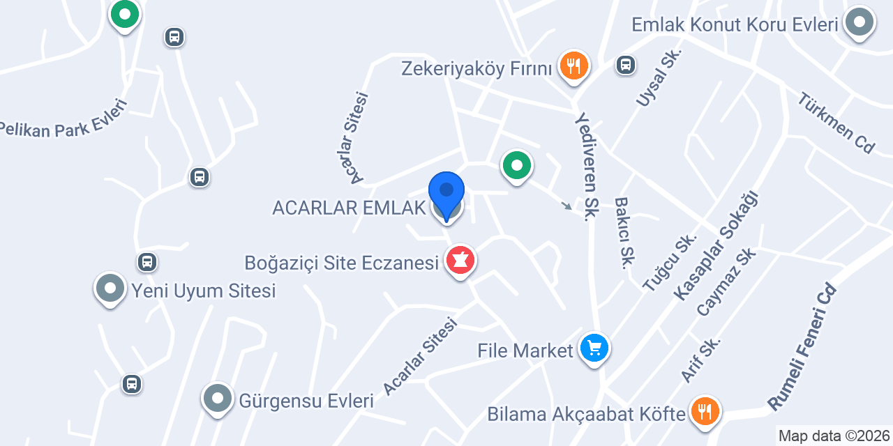 Voila Sarıyer konumu
