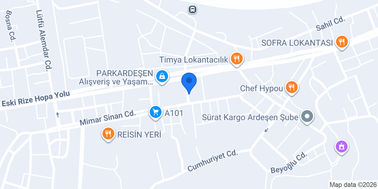 Öznur Bayan Kuaförü konumu