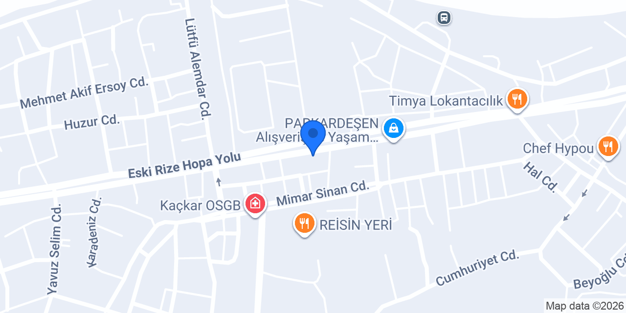 Moda TERZİOGLU konumu
