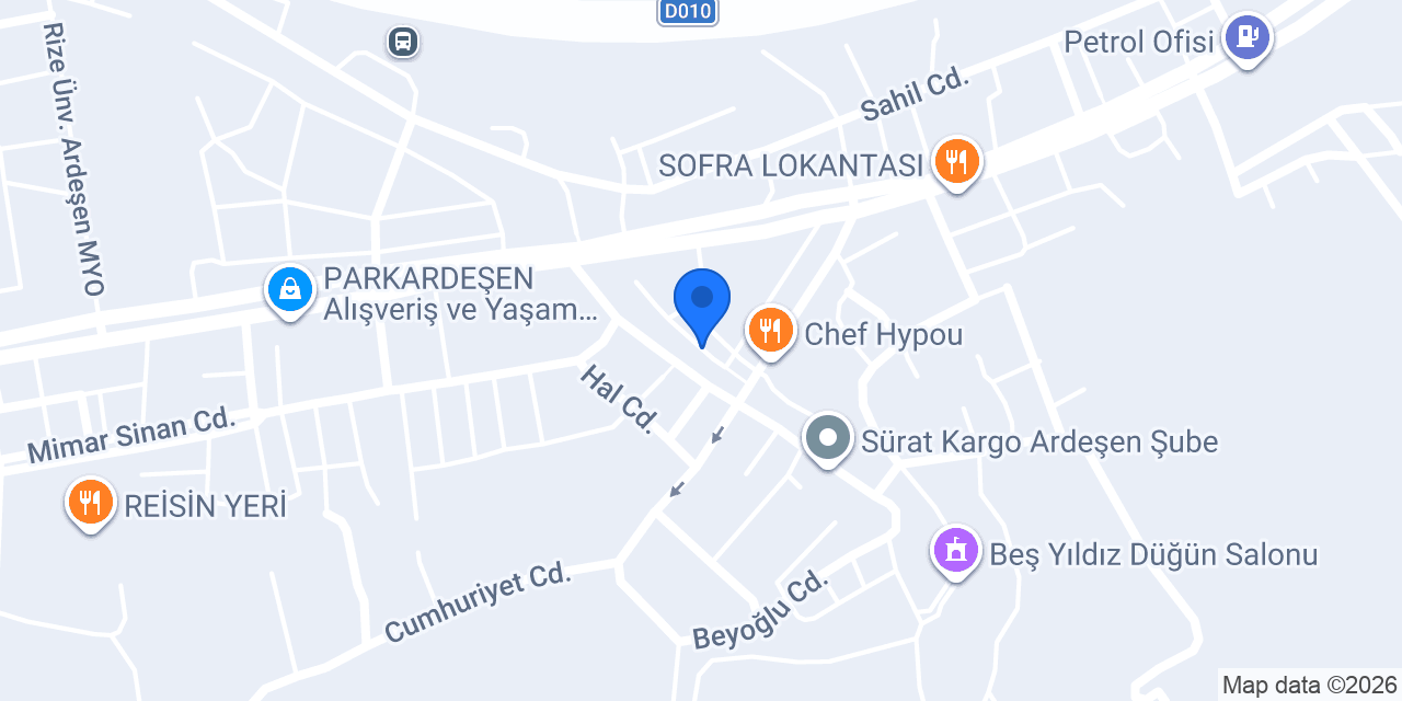 İlknur’un Dikim Evi konumu