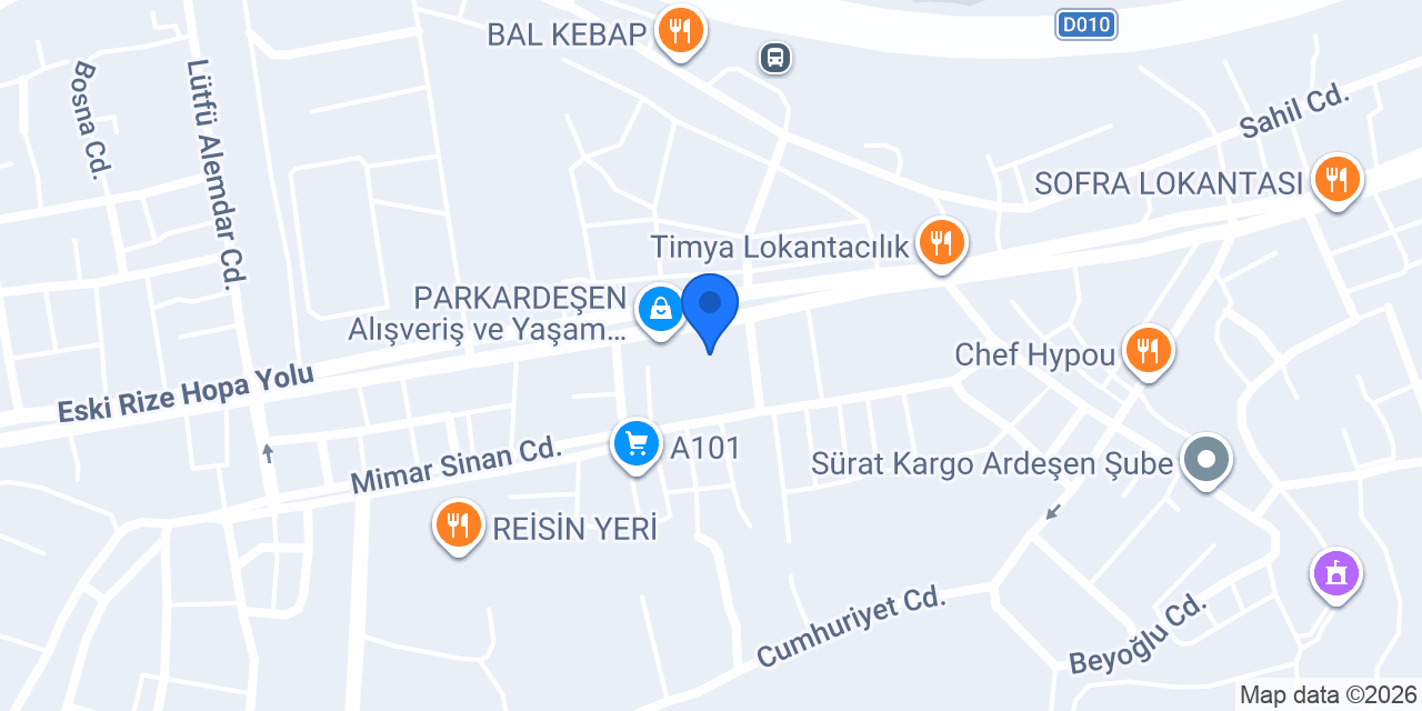 CHOCOLATE LOUNGE & COFFEE - ARDEŞEN konumu