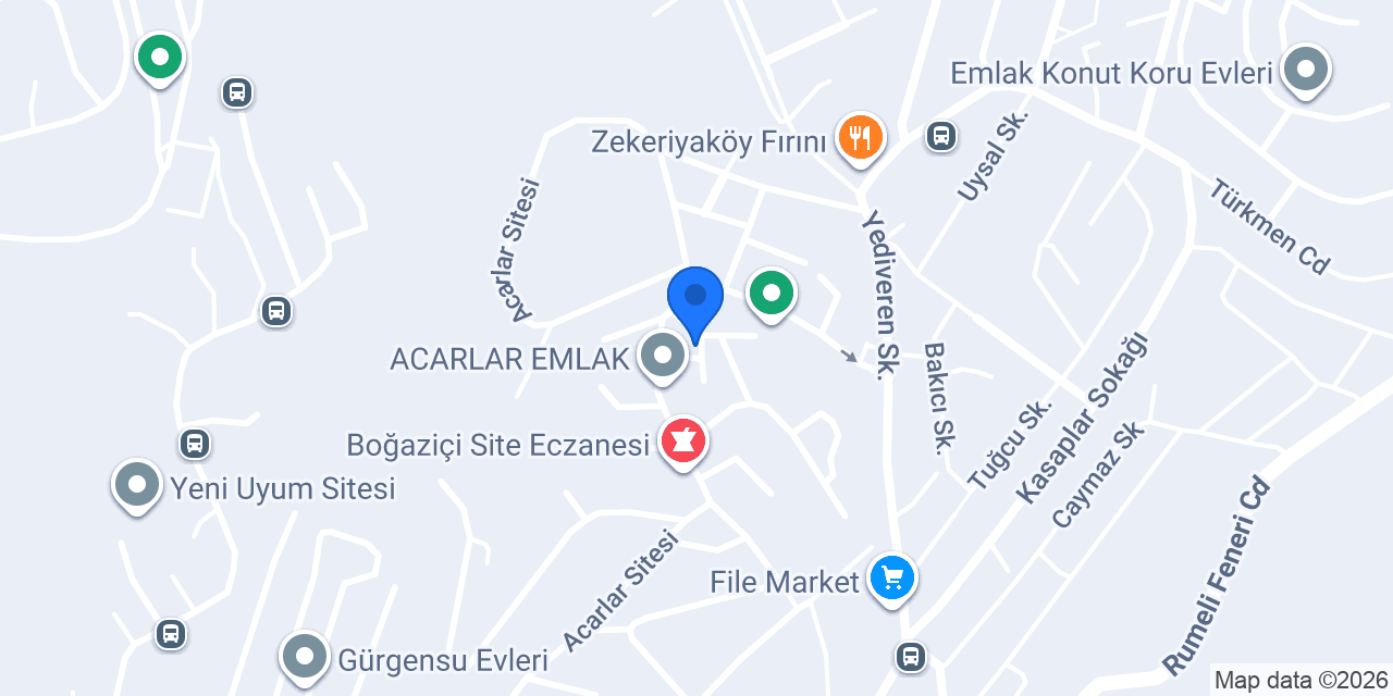 Sarıyer Ev Yemekleri konumu