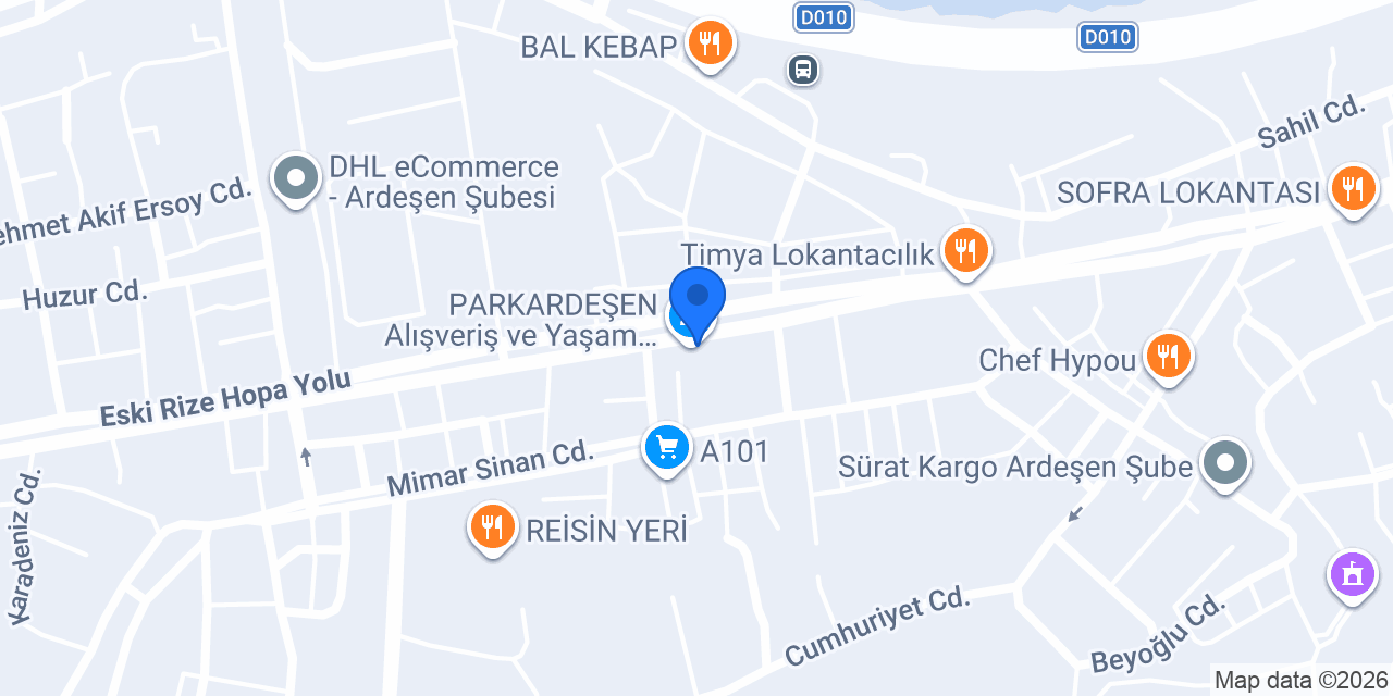 Görkem Perde | Rize Ardeşen konumu