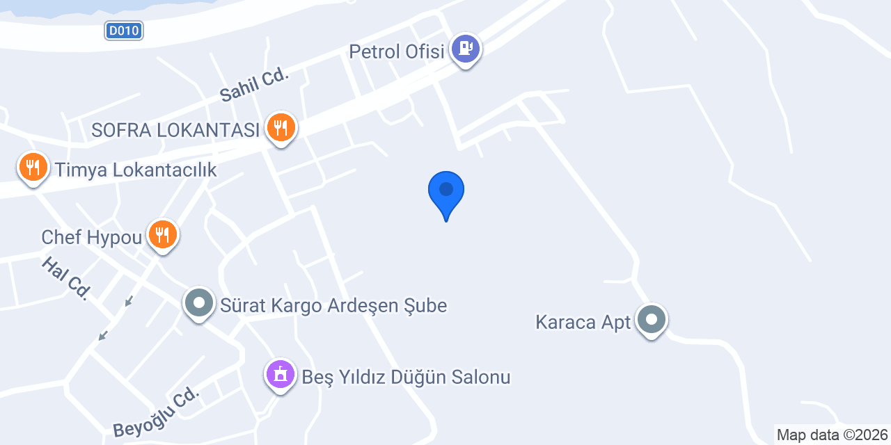 Akorya Bungalov konumu