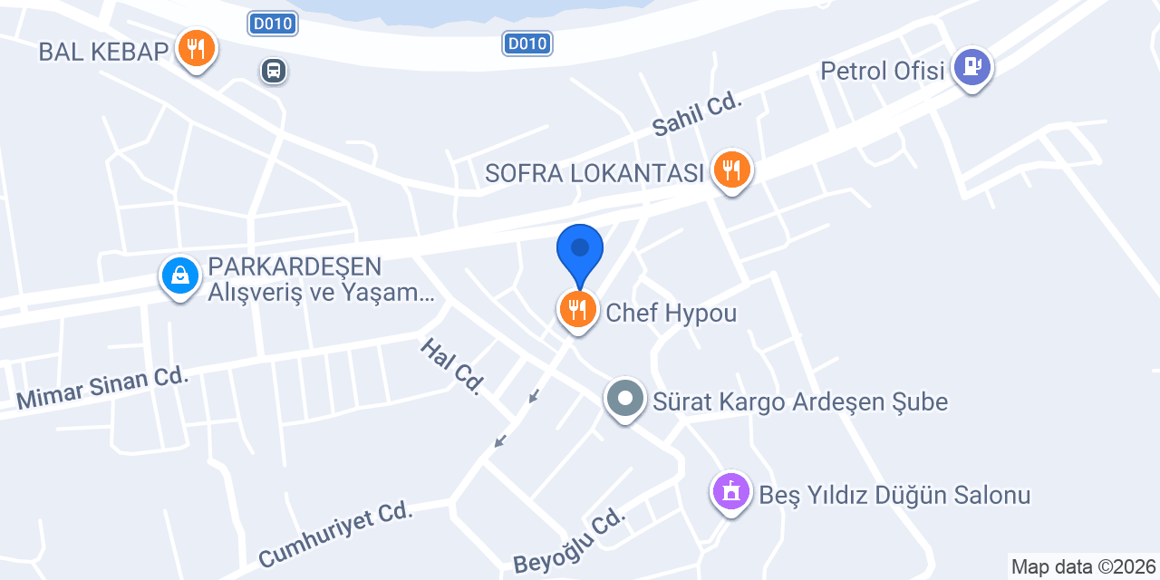 Papatya Taksi konumu