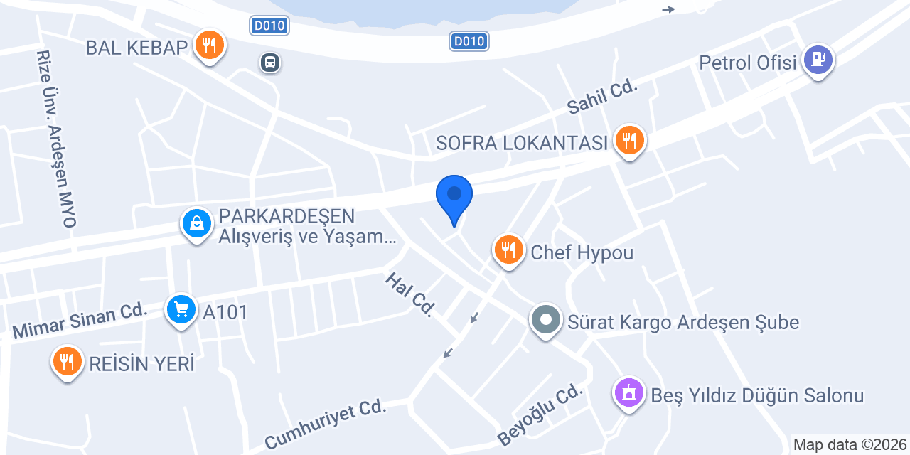 Patso Ardeşen konumu