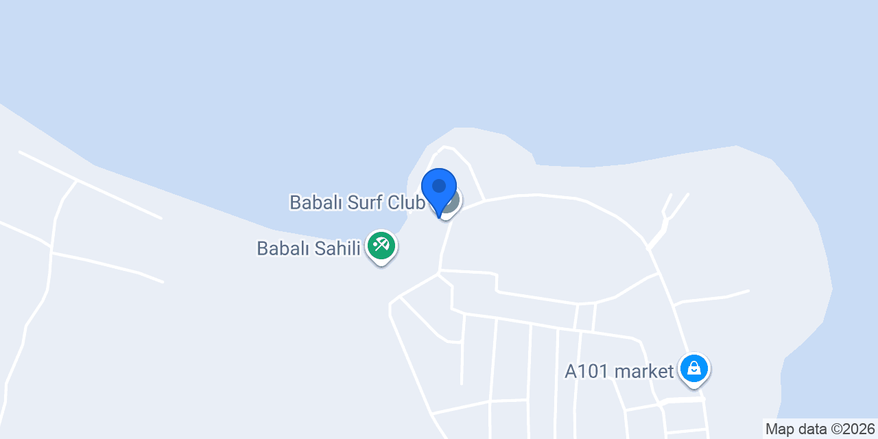 Babalı Surf Club konumu
