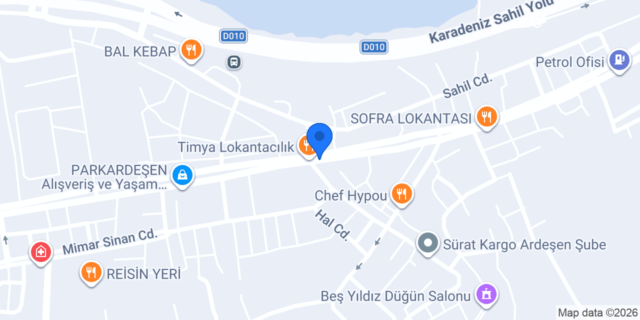 Petunya Çiçekçilik konumu