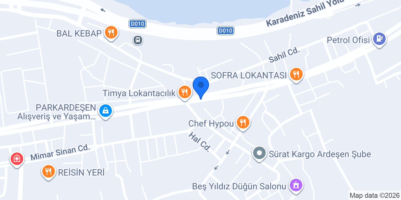 Toma Kuaför konumu