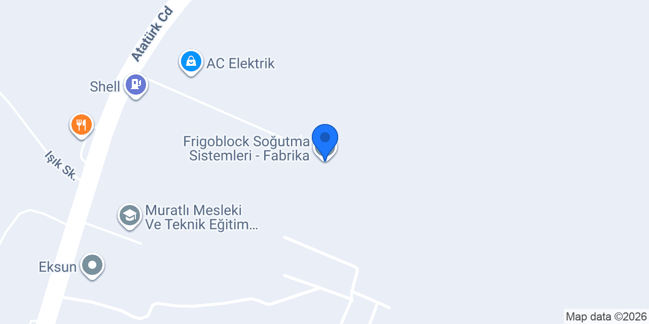 Frigoblock Soğutma Sistemleri - Fabrika konumu