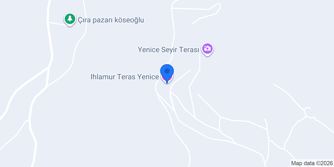 Ihlamur Teras Yenice konumu