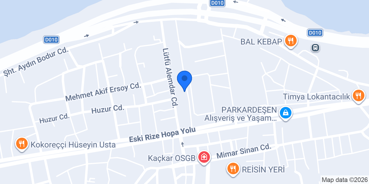 Ardeşen Final Plus Eğitim Kurumları konumu