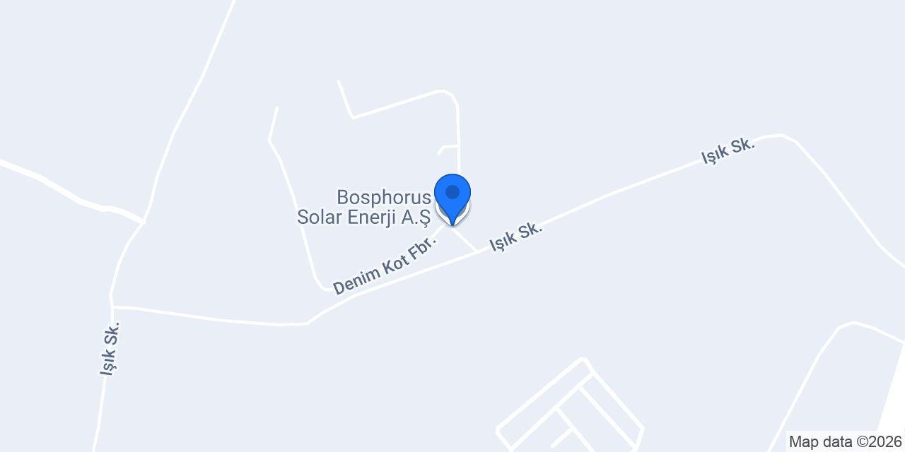Bosphorus Solar Enerji A.Ş. konumu
