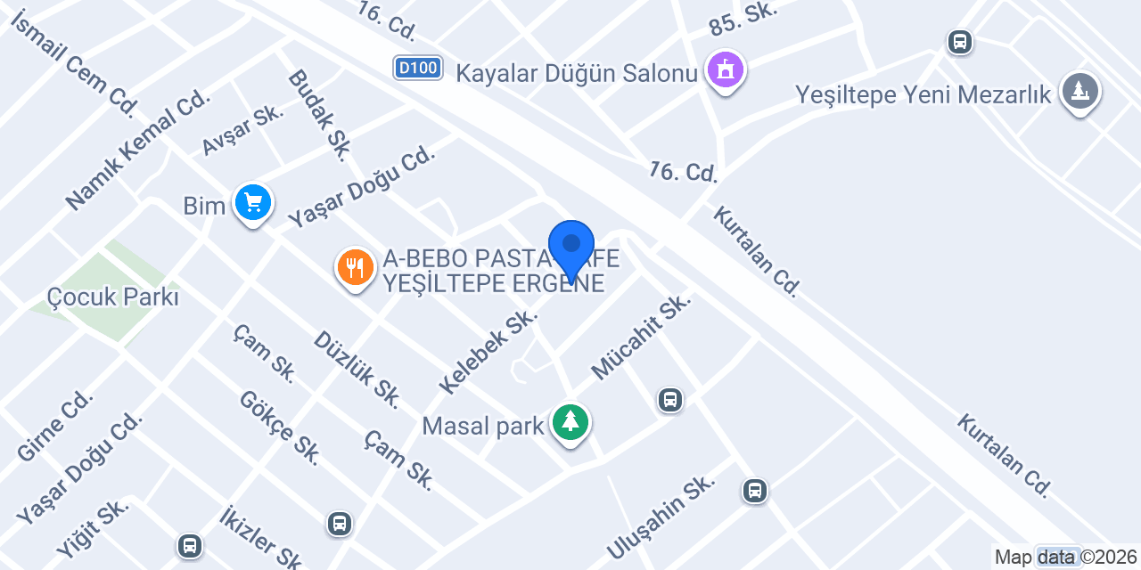 Ömeroğlu Ekmek fırını konumu