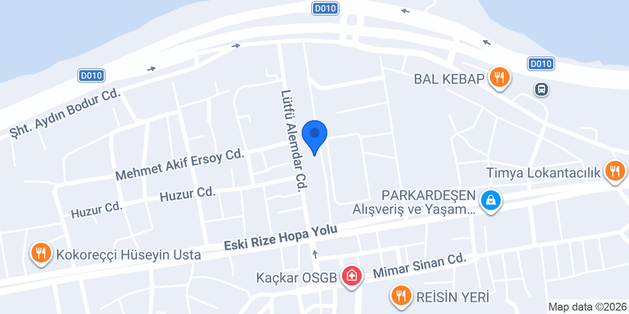 ARDEŞEN SINAV konumu