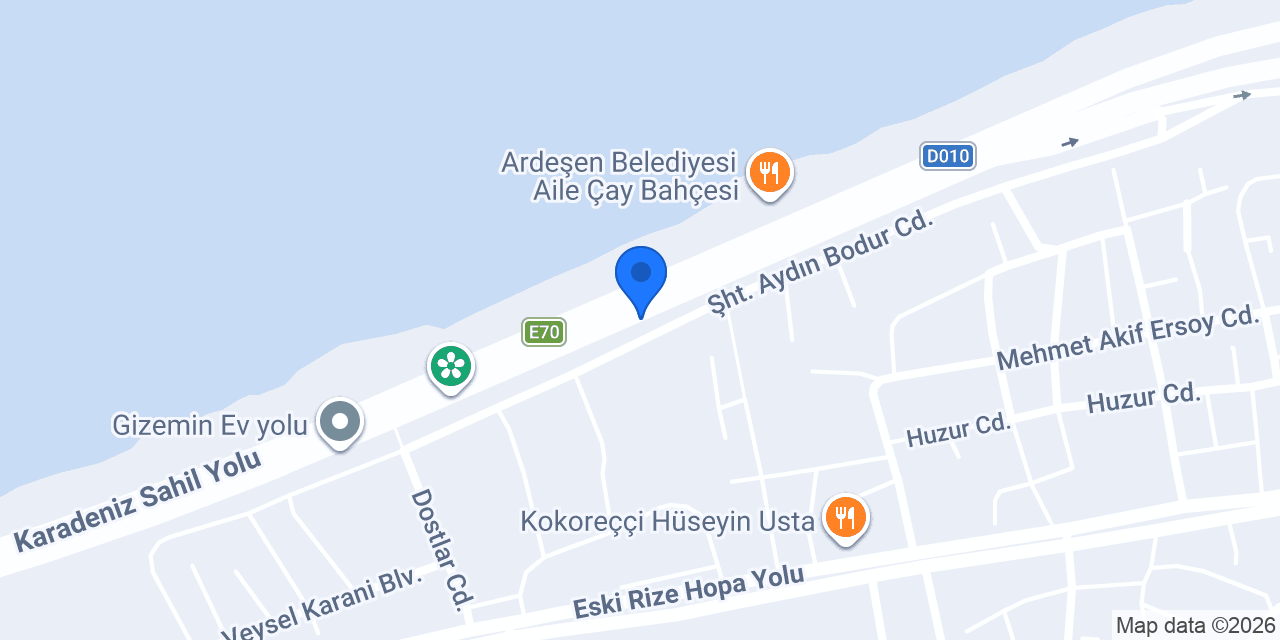 Günışığı Sağlık Kabini konumu