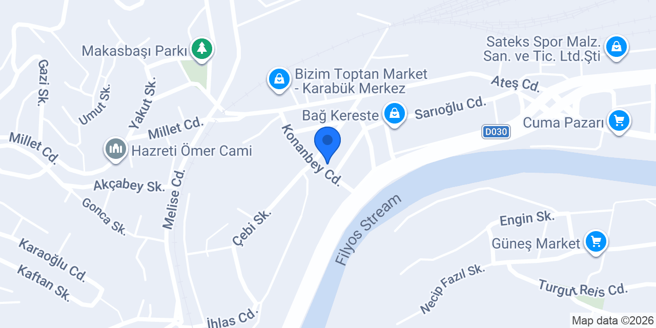 Senem Tekstil konumu