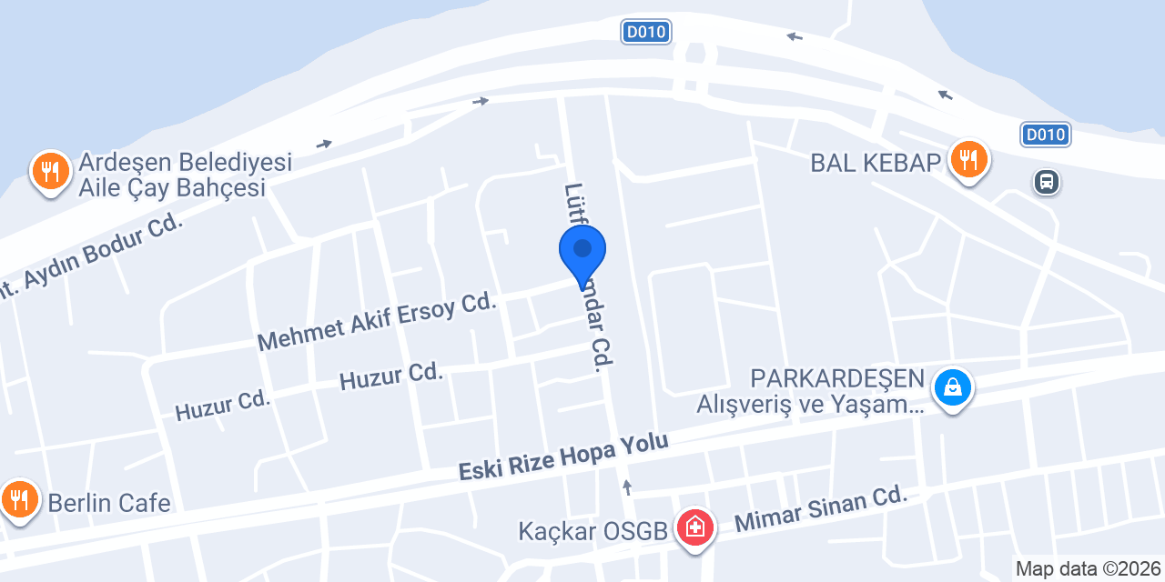 ÖNDER AUTO konumu