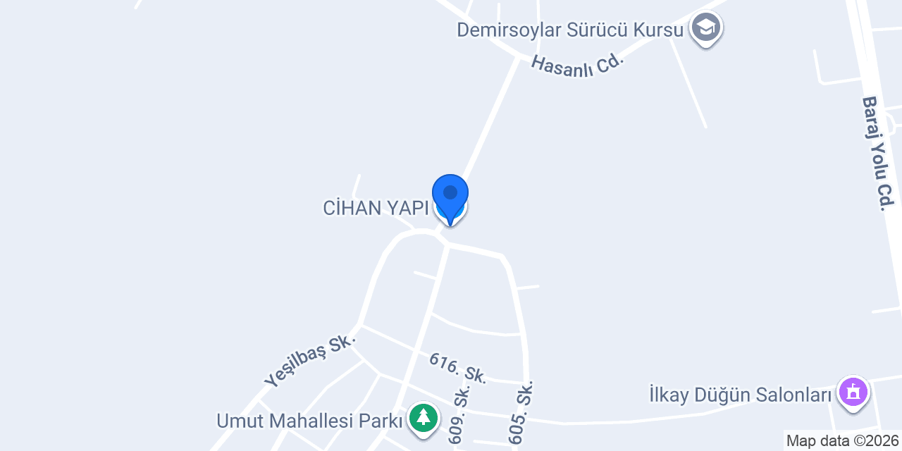 CİHAN YAPI konumu