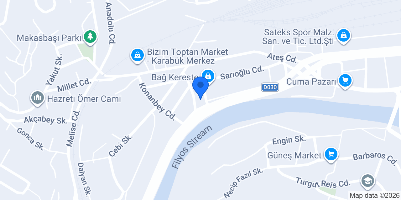 Bozkurt Mermer ve Granit konumu