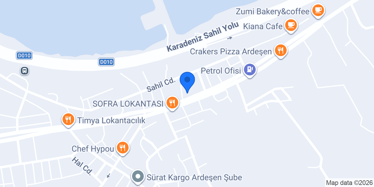 Katik doner ardesen konumu